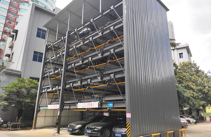 機(jī)械式停車場六層立體車庫-升降橫移式 機(jī)械式停車場六層立體車庫-升降橫移式