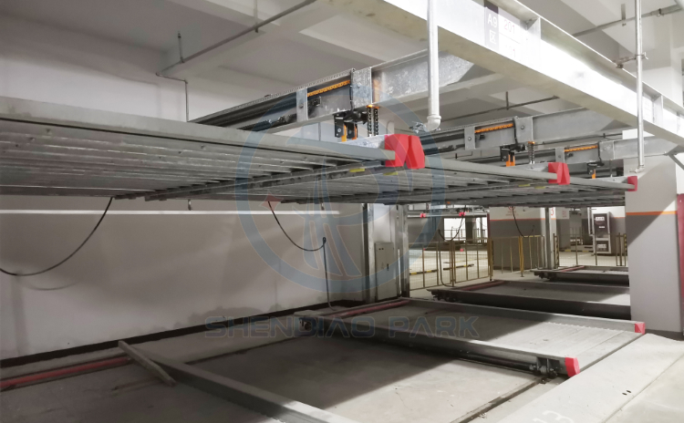 寫字樓大廈地下車庫兩層機械車位 寫字樓大廈地下車庫兩層機械車位